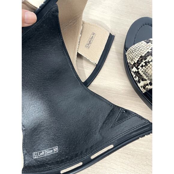 SoleyJane Sydney Heels Adelaide Snake & Sydney black 10 - Picture 11 of 11